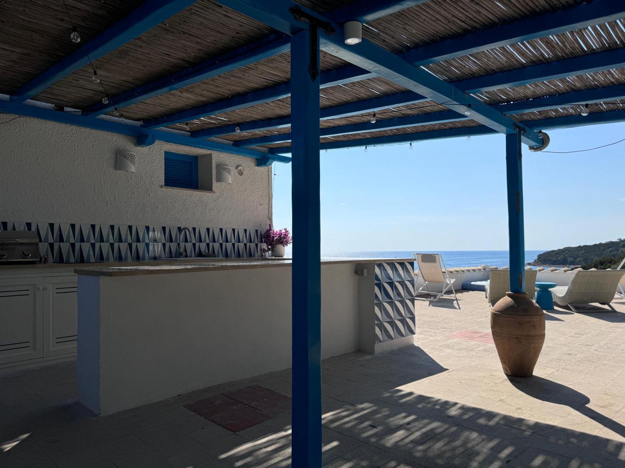 Casa Al Mare Con Spiaggia Privata Condominiale سان فيليس سيرسيو الغرفة الصورة
