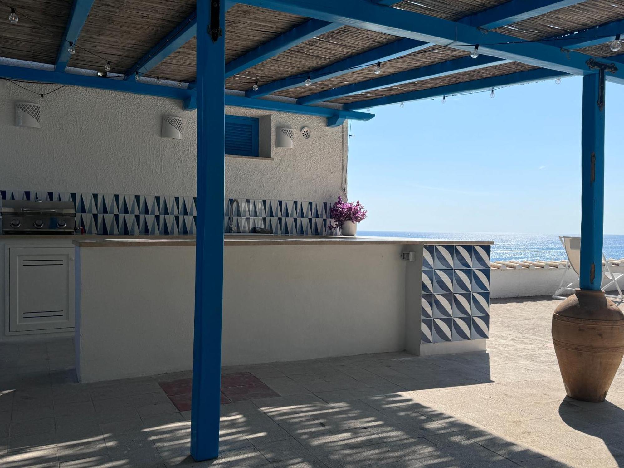 Casa Al Mare Con Spiaggia Privata Condominiale سان فيليس سيرسيو الغرفة الصورة