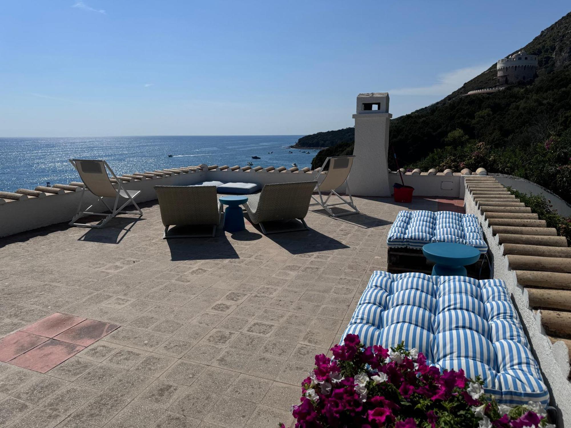Casa Al Mare Con Spiaggia Privata Condominiale سان فيليس سيرسيو الغرفة الصورة